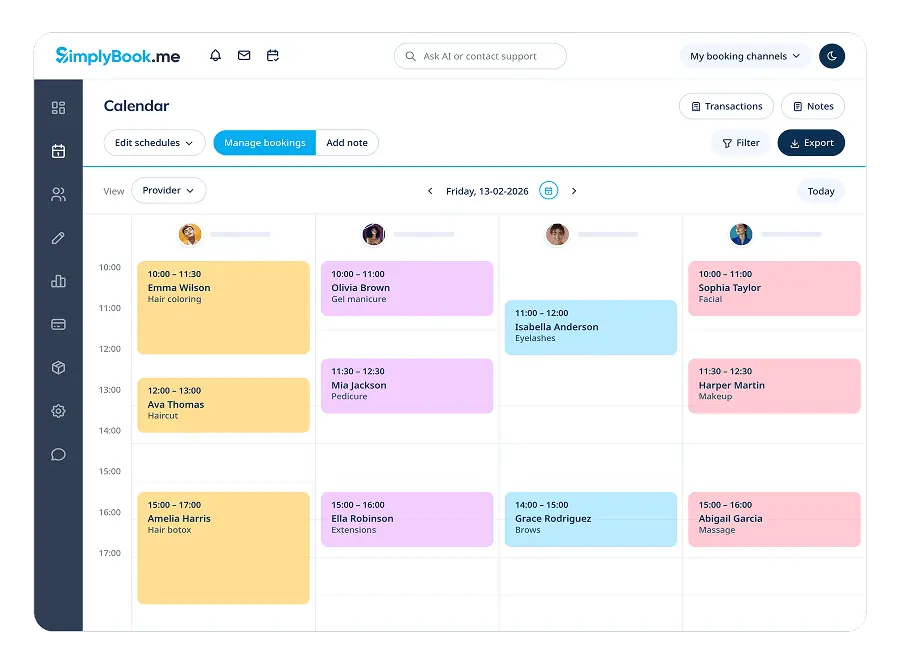 Online Booking System Admin illustration