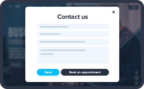 Booking & Contact Widget