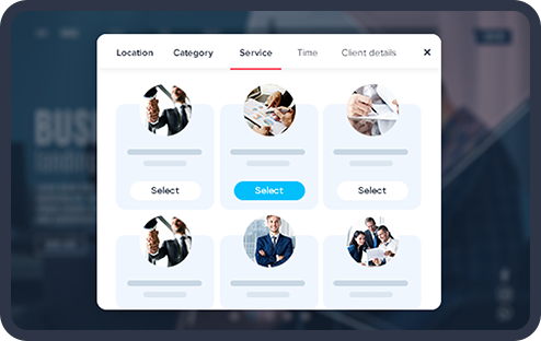 Overlay Booking Widget
