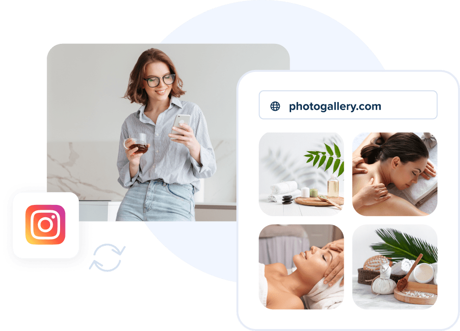 Partage de photos Instagram