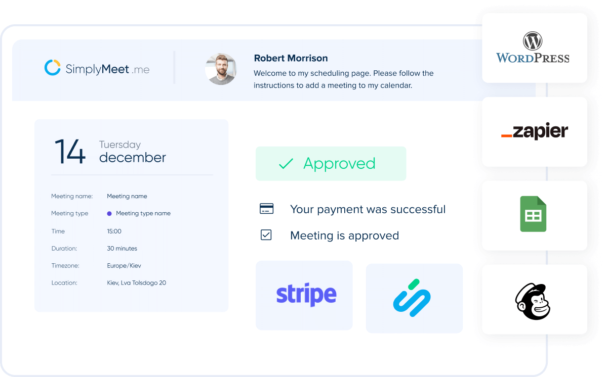 SimplyMeet.me Integrations