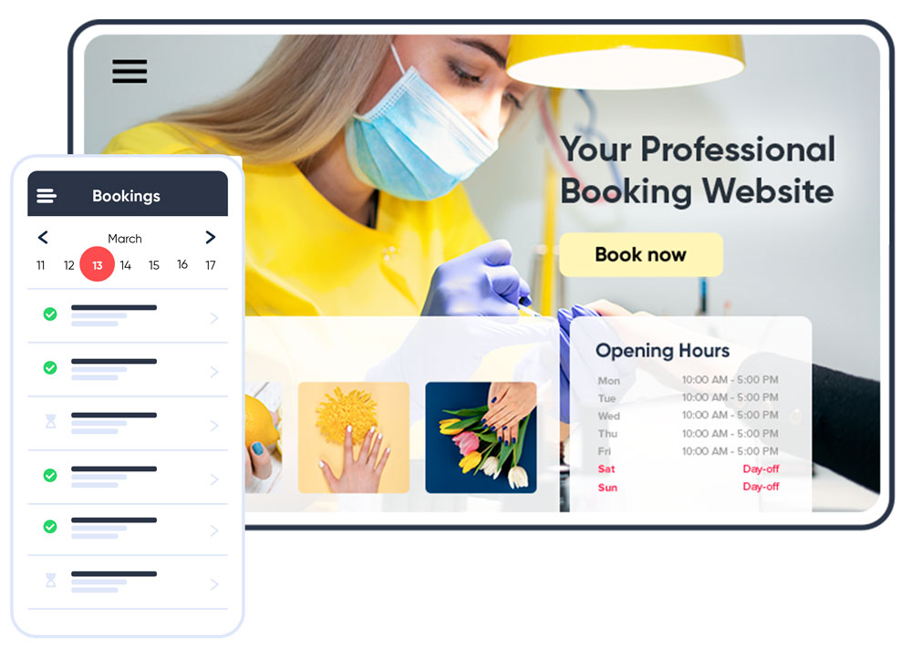 Booking system solution image