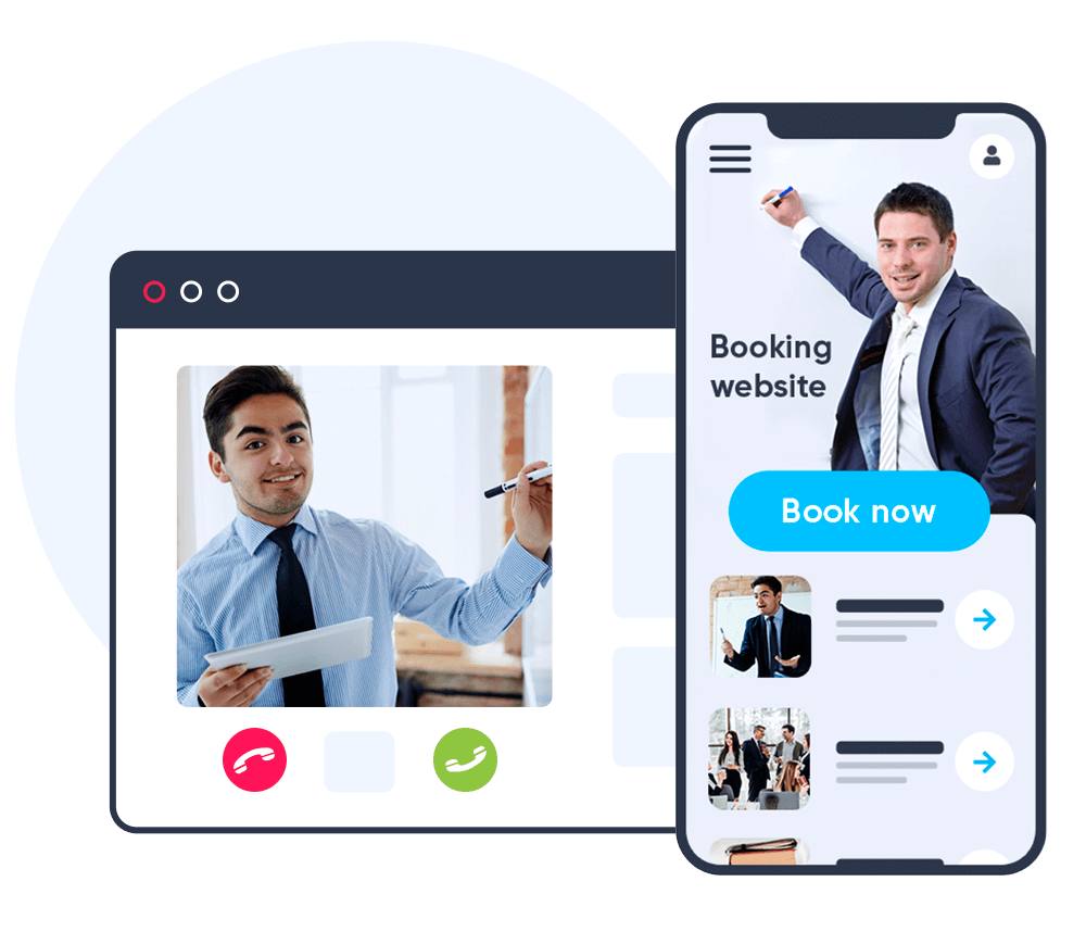 教育学习&学系的在线预约排程系统,在线课程、远距视频会议&远距教学图片