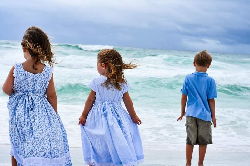 At the Beach - Family Photography