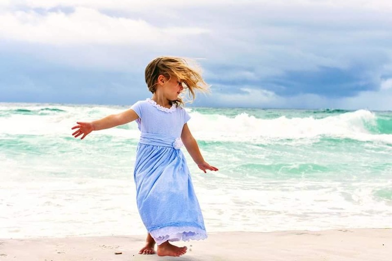 At the Beach - Family Photography