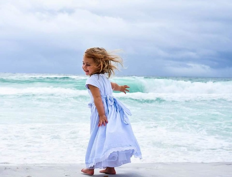 At the Beach - Family Photography