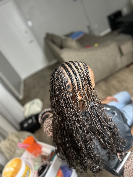 Adult Boho Fulani Knotless