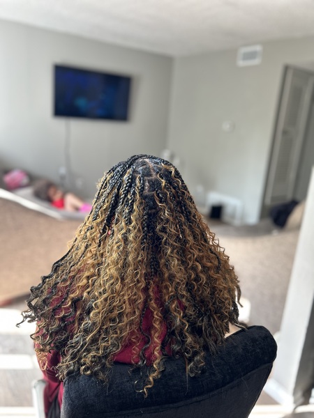 ADULT medium Boho Fulani Knotless