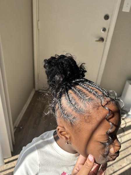 Kids Braided Ponytail