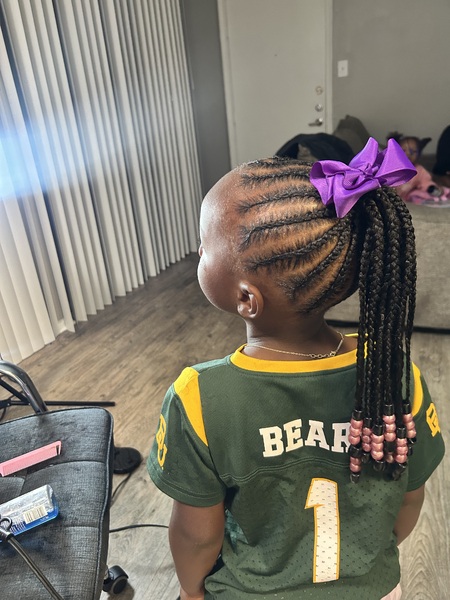 Kids Braided Ponytail