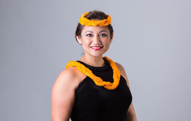 Kau`i (pronounced KAU-E) Dalire (Dalire) is no stranger to performing on stage and being under
the spotlight, Dalire’s DNA has given her a head start in the world of Hawaiian entertainment.
Born into a well-regarded hula dancing family from the Windward side of O’ahu, Hawai’i, Dalire’s
Mother, Aloha Dalire, was the winner of the very first Miss Hula competition in the Merrie
Monarch® festival, often referred to as the “Super Bowl” of hula. In time, Dalire, as well as her
two sisters would follow