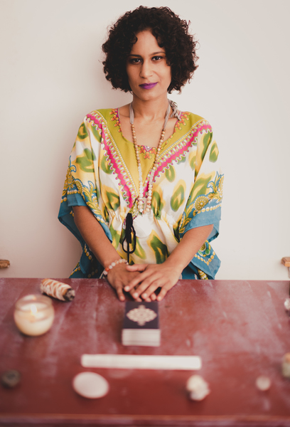 Photographer: @kevinliangphotos 
Jesslyn Blue Tarot.