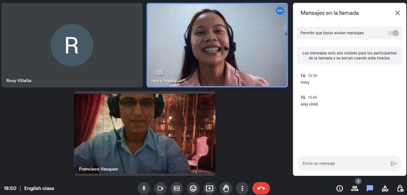 Practica de inglés con teacher Ivory!