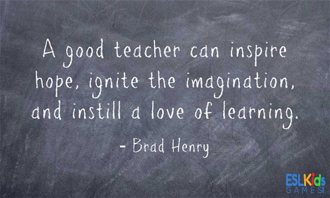 At Learn ESL Today that is what we aim to do! Inspire hope, ignite the imagination, and instill a love of learning!