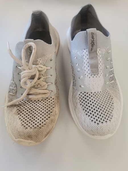 Giving new life to running shoes.