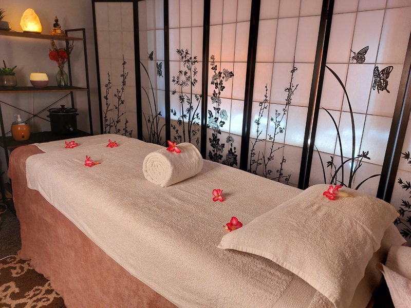 This is my treatment room where you can escape, relax and renew your body...