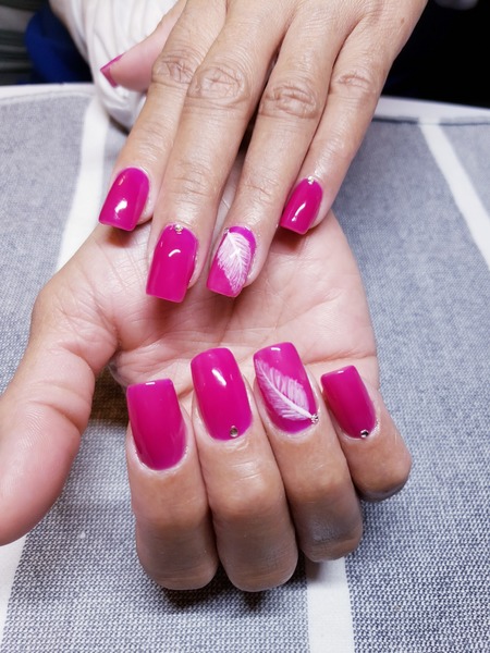 - Feathers in Pink -