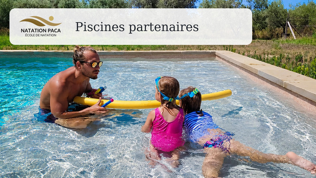 COURS DE NATATION DANS NOS PISCINES PARTENAIRES EN PACA