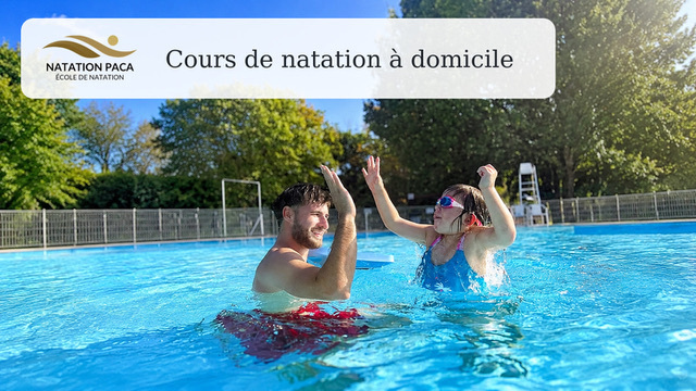 COURS DE NATATION À DOMICILE en PACA
