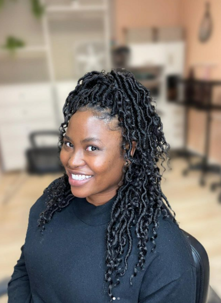 Traditional Crochet Braids using pre-locked hair