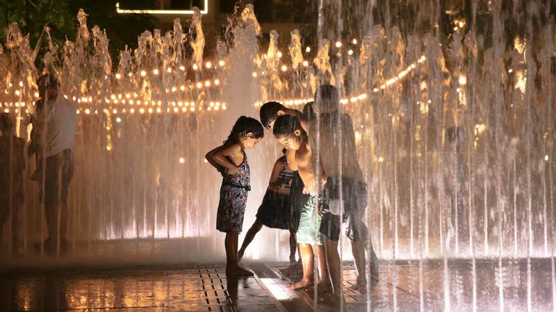 Kids Fountain @ Town Square Dubai Park