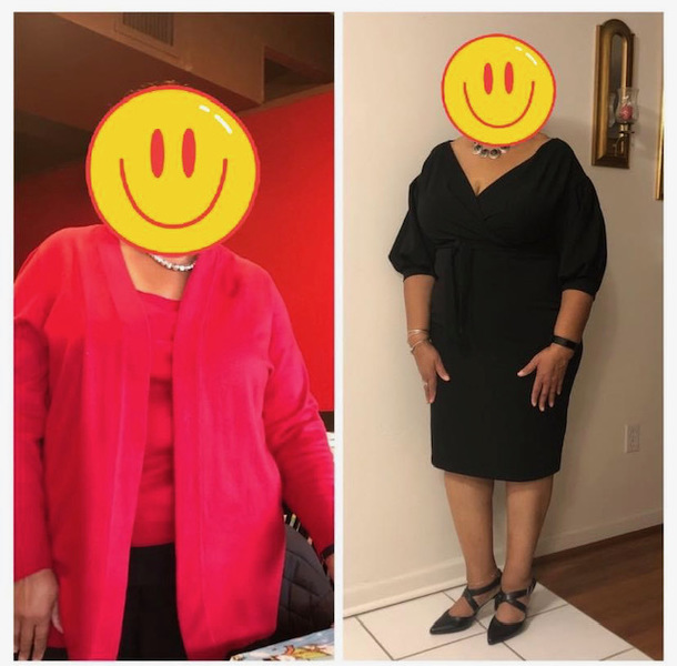 Left (before) and Right (after) 1 round of Standard SBL. 
**Note - individual results do vary and is based on participation and level of commitment**