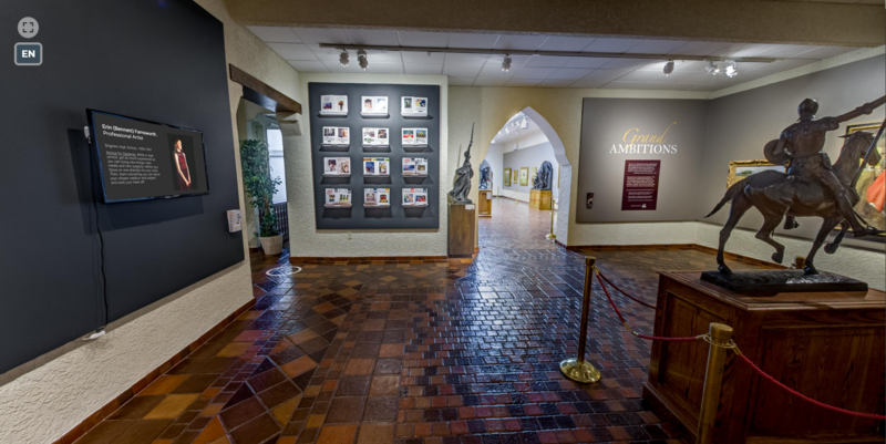 Entrance to Grand Ambitions and From Student to Studio