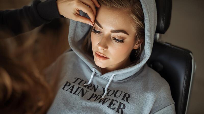 Natural individual lashes / eyebrow sculpting 