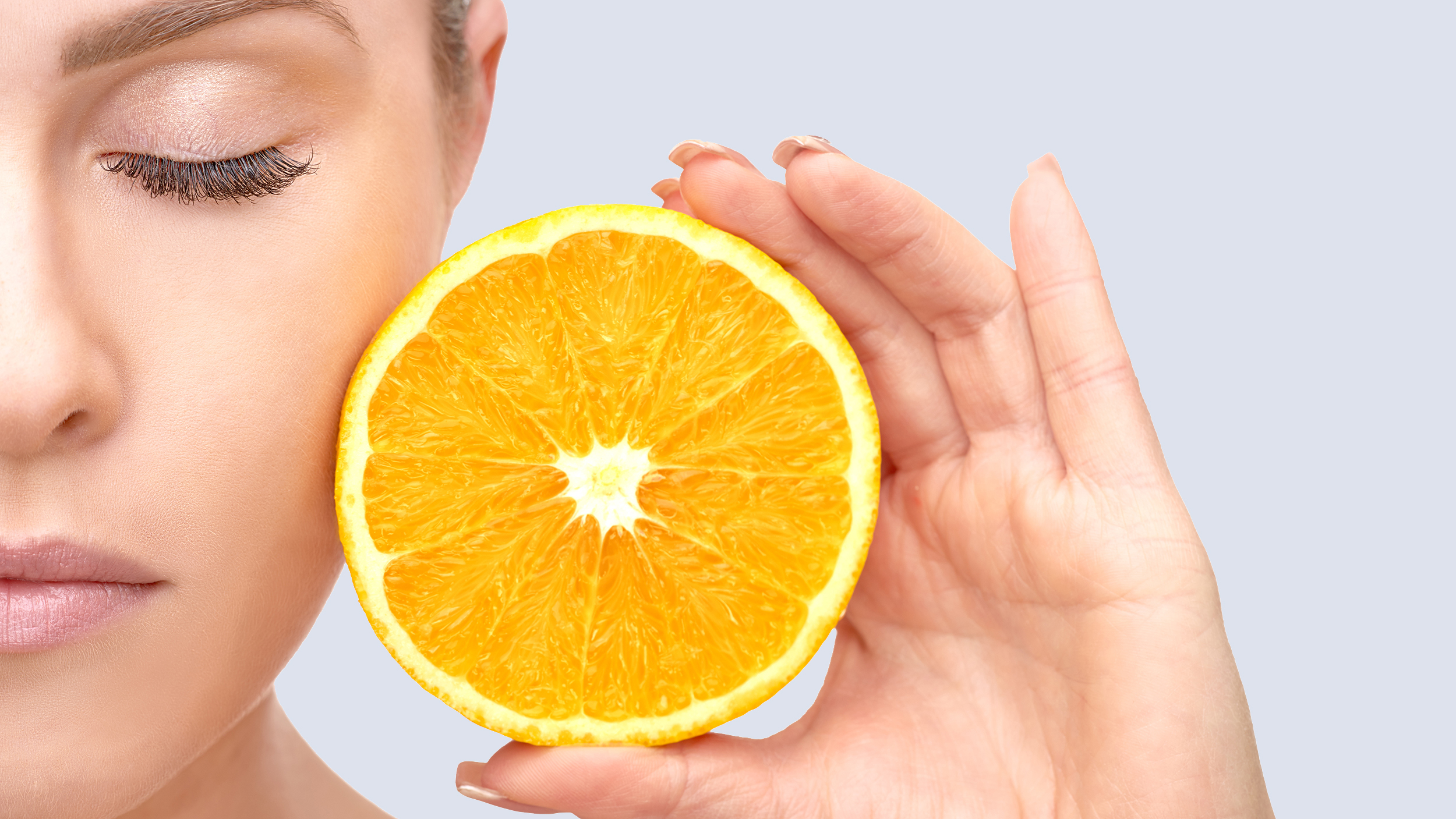 Skin vitamin c. Витамин с в косметике. Витамин c в косметике. Апельсин в косметологии. Девушка лицо апельсин.