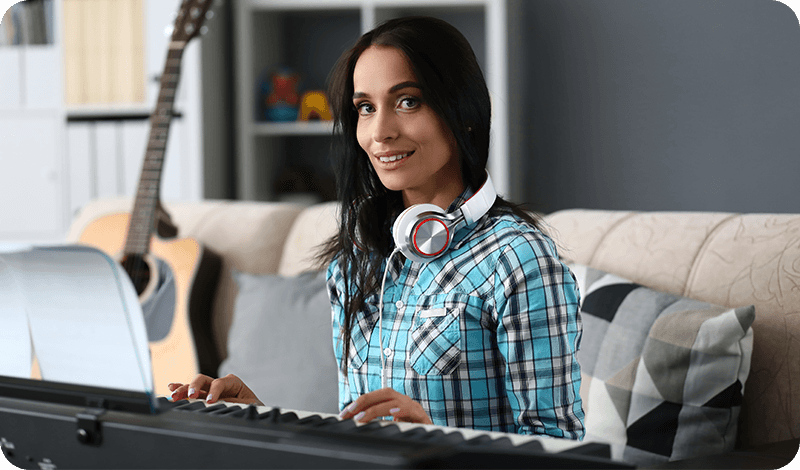 Online video music lessons